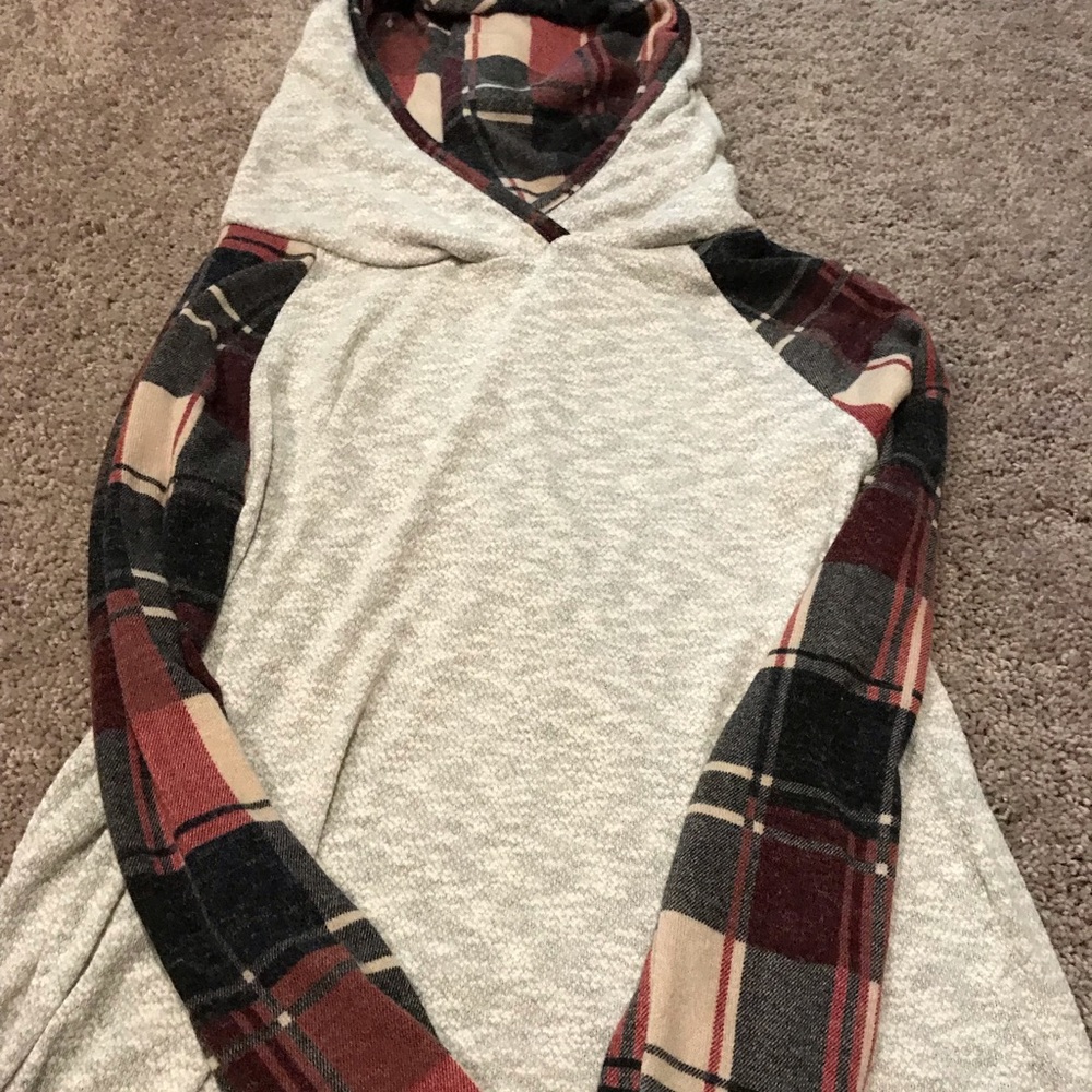 Plaid Hoodie Shirt
